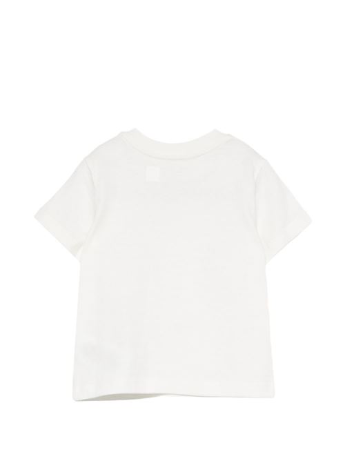 T-shirt bambino Ralph Lauren bianca con logo RALPH LAUREN KIDS | 320A12428002